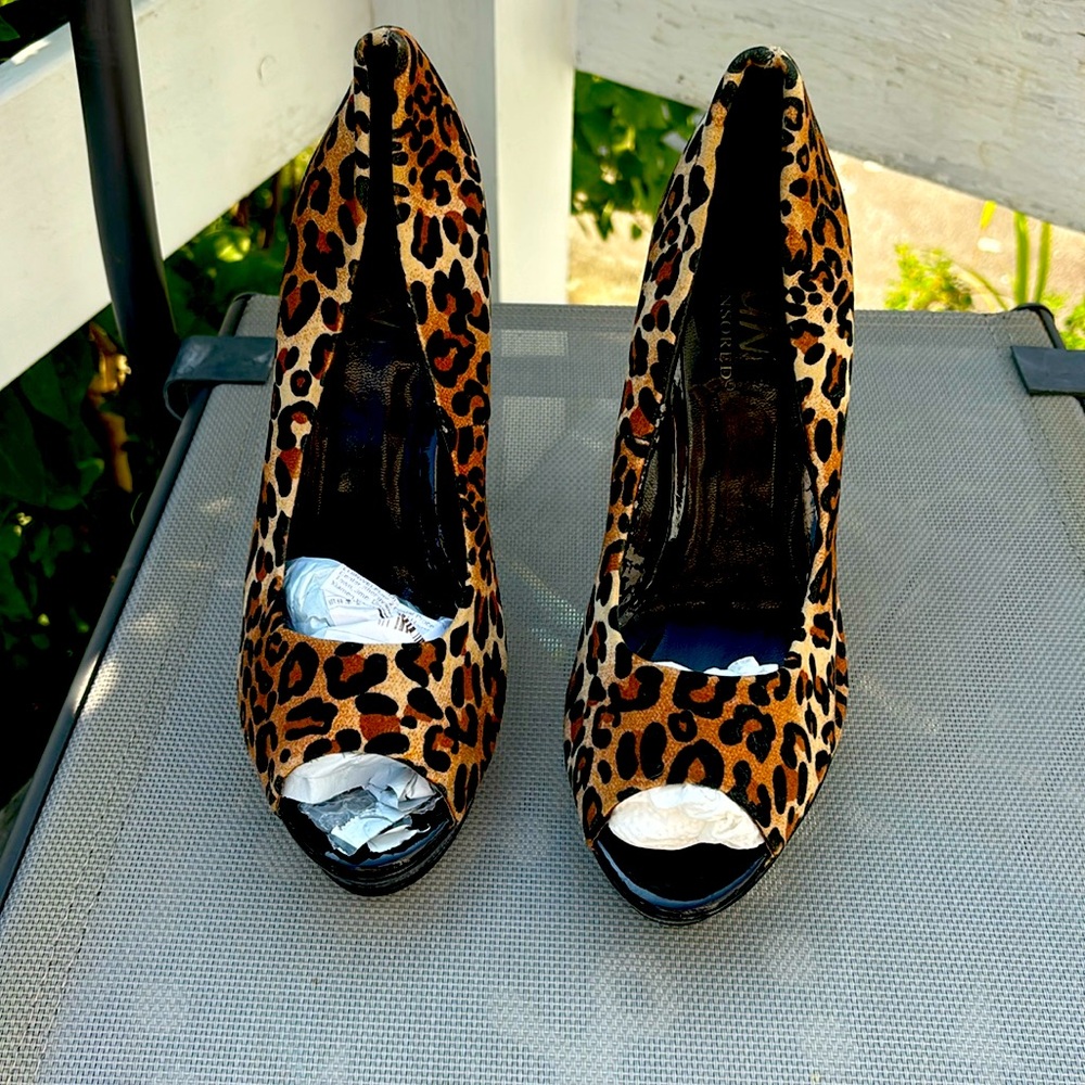 Leopard print heels Sz.9
